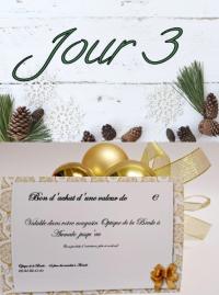 Calendrier de l'avent- jour 3 